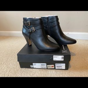 NEW Inc International Concepts Black Booties Shoes